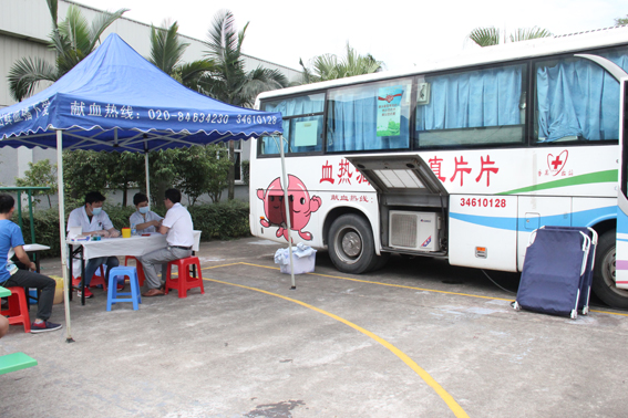 好博员工参加无偿献血活动，用爱心为生命加油